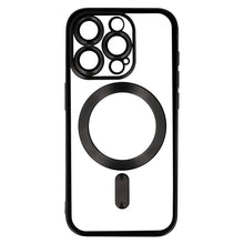 Заредете изображение във визуализатора на галерията – Metallic Magsafe Case for Iphone 13 Black
