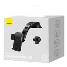 Заредете изображение във визуализатора на галерията – Baseus car holder 2in1 to center console + air vent easy control pro clamp black suyk010001 - TopMag
