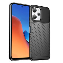 Заредете изображение във визуализатора на галерията – Armored Xiaomi Redmi 12 Thunder Case - black
