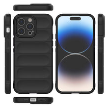 Заредете изображение във визуализатора на галерията – Magic Shield Case case for iPhone 14 Pro Max flexible armored dark blue cover

