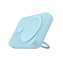 Заредете изображение във визуализатора на галерията – Wireless powerbank 10000mAh Joyroom JR-W050 20W MagSafe with ring and stand - blue
