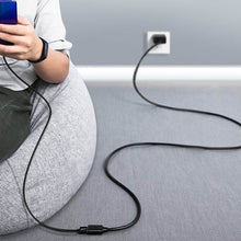 Заредете изображение във визуализатора на галерията – Ugreen USB-A (male) - USB-A (female) adapter extension cable USB 3.0 5Gb/s 0.5m black (US129)
