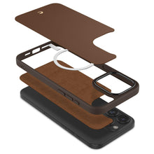 Заредете изображение във визуализатора на галерията – Spigen CYRILL KAJUK MAG MAGSAFE IPHONE 15 PRO SADDLE BROWN
