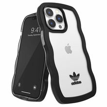 Заредете изображение във визуализатора на галерията – Adidas OR Wavy Case iPhone 13 Pro /13 6.1" black-transparent/black-transparent 51900
