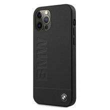 Заредете изображение във визуализатора на галерията – Etui BMW BMHCP12MSLLBK iPhone 12/12 Pro 6,1" czarny/black hardcase Signature Logo Imprint
