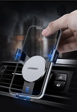Заредете изображение във визуализатора на галерията – Ugreen car gravity holder for air supply ventilation grille gray (50564)
