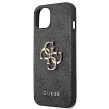 Заредете изображение във визуализатора на галерията – Original Case GUESS 4G Big Metal Logo GUHCP13M4GMGGR for Iphone 13 grey
