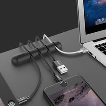Заредете изображение във визуализатора на галерията – Ugreen self-adhesive cable organizer black (LP114)
