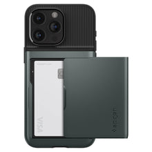 Заредете изображение във визуализатора на галерията – Spigen Slim Armor CS, abyss green - iPhone 15 Pro
