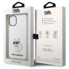 Заредете изображение във визуализатора на галерията – Karl Lagerfeld KLHCN61HNCHTCT iPhone 11 / Xr 6.1" transparent hardcase Ikonik Choupette
