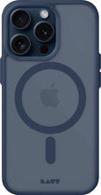 Заредете изображение във визуализатора на галерията – LAUT Huex Protect case with MagSafe for iPhone 15 Pro - dark blue
