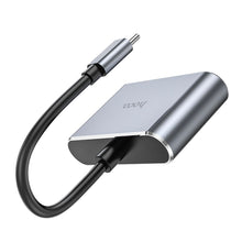 Заредете изображение във визуализатора на галерията – Hoco adapter hub typ c do hdtv+vga hb29
