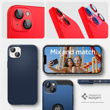 Заредете изображение във визуализатора на галерията – Spigen OPTIK.TR ”EZ FIT” CAMERA PROTECTOR 2-PACK IPHONE 14 / 14 PLUS RED
