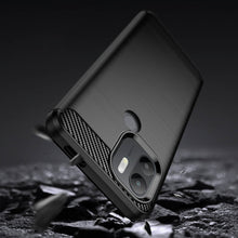 Заредете изображение във визуализатора на галерията – Carbon Case case for Xiaomi Redmi A1+ flexible silicone carbon cover black
