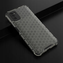Заредете изображение във визуализатора на галерията – Honeycomb armored case with a gel frame for Xiaomi Poco M3 / Redmi 9T black
