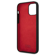 Заредете изображение във визуализатора на галерията – Karl Lagerfeld KLHCP12SSILKRBK iPhone 12 mini 5,4" czarny/black hardcase Silicone Forever Karl
