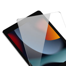 Заредете изображение във визуализатора на галерията – Baseus 2x Full-glass film 0.3mm tempered glass for iPad Pro 10.5" / iPad Air 3 10.5" / iPad 7/8/9 10.2" (2021/2020/2019) with mounting kit
