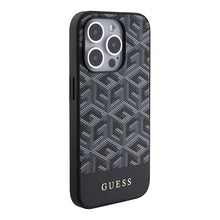 Заредете изображение във визуализатора на галерията – Guess GCube Stripes MagSafe case for iPhone 15 Pro Max - black

