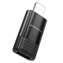 Заредете изображение във визуализатора на галерията – Borofone Adapter BV18 - Lightning to Type C - black
