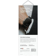 Заредете изображение във визуализатора на галерията – Uniq Osta Strap Case for Apple Watch 42/44/45/ 49mm Series 1/2/3/4/5/6/7/8/SE/SE2/Ultra Stainless Steel - Black
