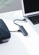 Заредете изображение във визуализатора на галерията – Ugreen USB Type C HUB - 4x USB 3.2 Gen 1 with USB-C power port gray (CM219 70336)
