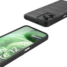 Заредете изображение във визуализатора на галерията – Magic Shield Case Cover for Xiaomi Redmi Note 12 5G / Poco X5 5G Flexible Armor Cover Burgundy
