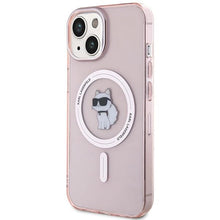 Заредете изображение във визуализатора на галерията – Karl Lagerfeld IML Choupette MagSafe case for iPhone 15 - pink

