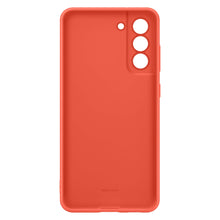 Заредете изображение във визуализатора на галерията – Samsung Silicone Cover Rubber Silicone Cover Case for Samsung Galaxy S21 FE Coral (EF-PG990TPE)
