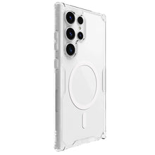 Заредете изображение във визуализатора на галерията – Nillkin Nature Pro armored case with a magnetic ring for Samsung Galaxy S24 Ultra - white
