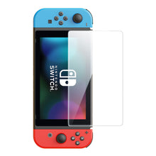 Заредете изображение във визуализатора на галерията – Set of 2x Baseus Crystal tempered glass for Nintendo Switch OLED 2021 + mounting kit - transparent
