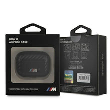 Заредете изображение във визуализатора на галерията – Original case BMW BMAPCMPUCA for Apple Airpods Pro (Carbon Metal Logo / black)

