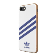 Заредете изображение във визуализатора на галерията – Adidas OR Moudled Case PU iPhone SE2022 / SE2020 / 7 / 8 / 6 / 6s white/white 34931
