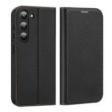 Заредете изображение във визуализатора на галерията – Dux Ducis Skin X2 case Samsung Galaxy S23 flip case wallet stand black
