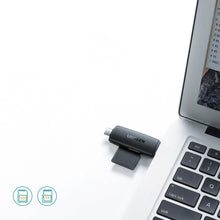 Заредете изображение във визуализатора на галерията – Ugreen adapter SD / micro SD card reader (USB-A / USB-C) black (CM304)
