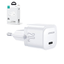 Заредете изображение във визуализатора на галерията – Mini charger USB C 20W PD Joyroom JR-TCF02 | White
