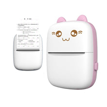 Заредете изображение във визуализатора на галерията – Thermal printer mini cat HURC9 - pink
