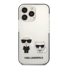 Заредете изображение във визуализатора на галерията – Karl Lagerfeld KLHCP13LTPEKCW iPhone 13 Pro / 13 6.1" hardcase white/white Karl&amp;Choupette
