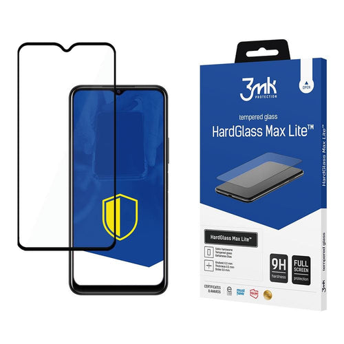 Vivo Y33s Black - 3mk HardGlass Max Lite™ - TopMag