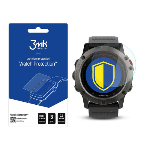 Garmin Fenix 5x 51mm - 3mk Watch Protection™ v. FlexibleGlass Lite - TopMag