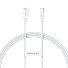Заредете изображение във визуализатора на галерията – Baseus кабел  usb to type c pd100w power delivery superior cays001302 1m white

