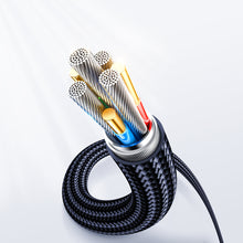 Заредете изображение във визуализатора на галерията – Joyroom USB C - USB C 100W cable for fast charging and data transfer 1.2 m blue (S-CC100A4)
