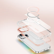 Заредете изображение във визуализатора на галерията – Dux Ducis Clin2 case for iPhone 14 Plus magnetic MagSafe cover pink
