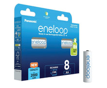 Заредете изображение във визуализатора на галерията – Rechargeable Batteries Panasonic Eneloop HR6/AA 2000mAh - 8pcs blister pack

