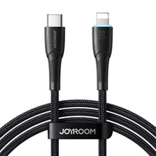Заредете изображение във визуализатора на галерията – Joyroom Starry Series SA32-CL3 30W USB-C / Lightning cable 1m - black
