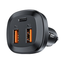 Заредете изображение във визуализатора на галерията – Acefast car charger 66W 2x USB / USB Type C, PPS, Power Delivery, Quick Charge 4.0, AFC, FCP, SCP black (B9) - TopMag
