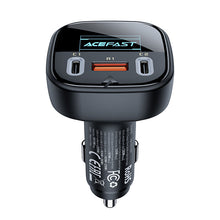 Заредете изображение във визуализатора на галерията – Acefast car charger 101W 2x USB Type C / USB, PPS, Power Delivery, Quick Charge 4.0, AFC, FCP black (B5) - TopMag
