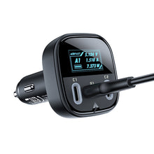 Заредете изображение във визуализатора на галерията – Acefast car charger 101W 2x USB Type C / USB, PPS, Power Delivery, Quick Charge 4.0, AFC, FCP black (B5) - TopMag
