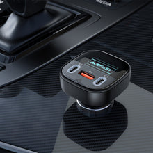 Заредете изображение във визуализатора на галерията – Acefast car charger 101W 2x USB Type C / USB, PPS, Power Delivery, Quick Charge 4.0, AFC, FCP black (B5) - TopMag
