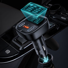 Заредете изображение във визуализатора на галерията – Acefast car charger 101W 2x USB Type C / USB, PPS, Power Delivery, Quick Charge 4.0, AFC, FCP black (B5) - TopMag
