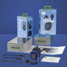 Заредете изображение във визуализатора на галерията – Acefast in -ear wireless headphones TWS Bluetooth blue (T6 sapphire blue) - TopMag
